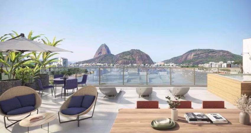 Enseada Botafogo vista mar com infra direto construtora