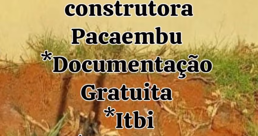 Pronto para construir!! Direto c/ construtora