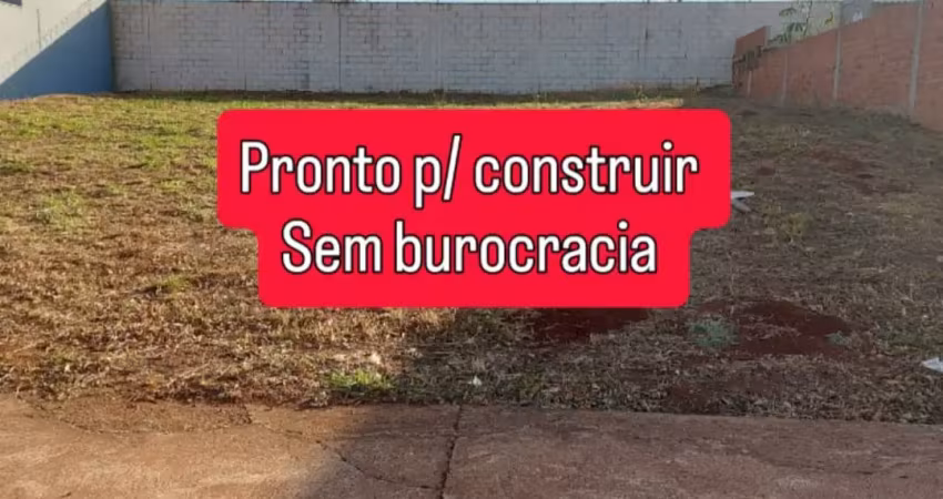 Pronto para construir (sem burocracia) entrada + parcelas