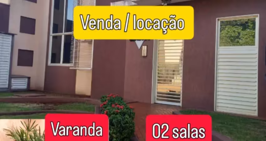 02 salas nova ribeirânia c/ varanda 02 banheiros privativos (térrea)