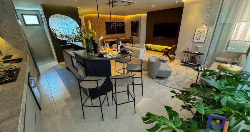 Apartamento na planta com 3 suítes à venda, 119 m² - Guararapes - Fortaleza/CE