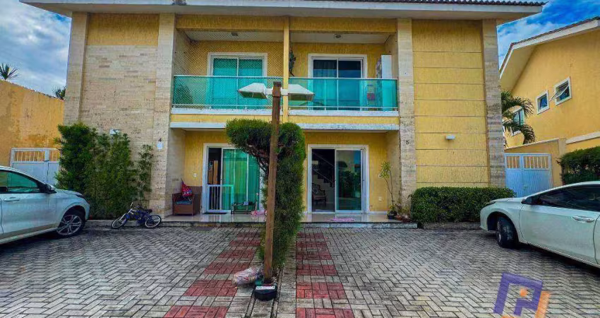 Casa no CondomínioLares San Pietro com 3 suítes + 1 quarto/gabinete à venda, 136 m² - Luciano Cavalcante - Fortaleza/CE