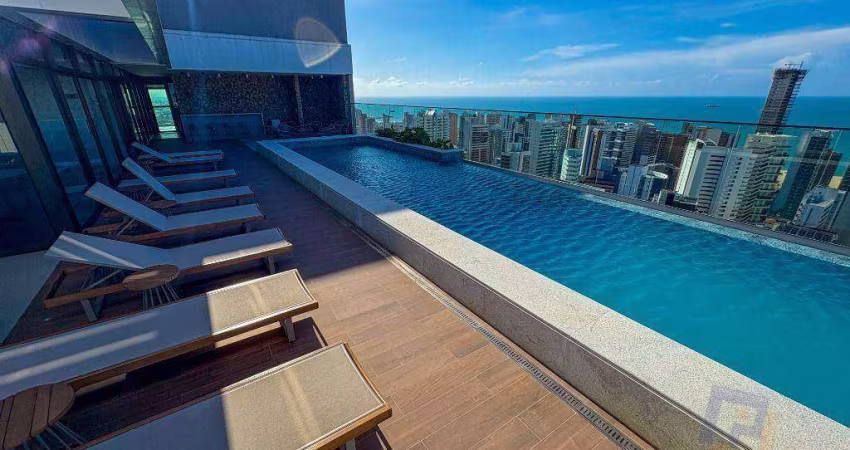 Apartamento no Beach Class Meireles à venda, 40 m² - Meireles - Fortaleza/CE
