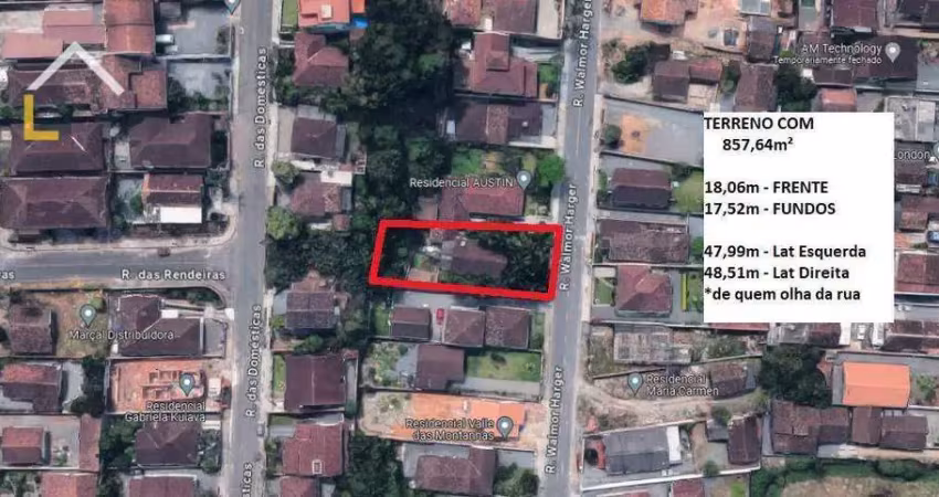 Terreno à venda, 857 m² por r$ 790.000,00 - costa e silva - joinville/sc