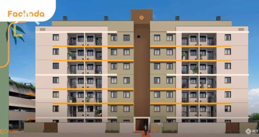 Apartamento com 2 dormitórios à venda, 52 m² por R$ 363.020,72 - Anita Garibaldi - Joinville/SC