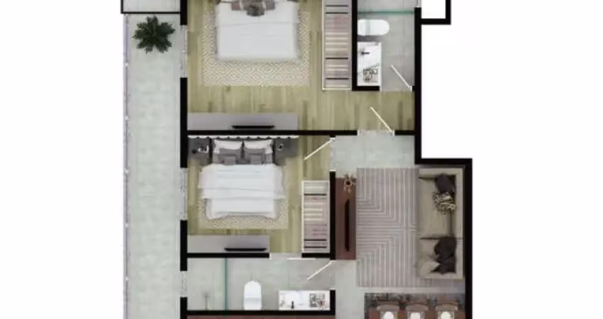 Apartamento com 3 dormitórios à venda, 110 m² por r$ 937.545,14 - anita garibaldi - joinville/sc