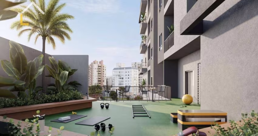 Apartamento com 2 dormitórios à venda, 58 m² por R$ 559.615,89 - Anita Garibaldi - Joinville/SC