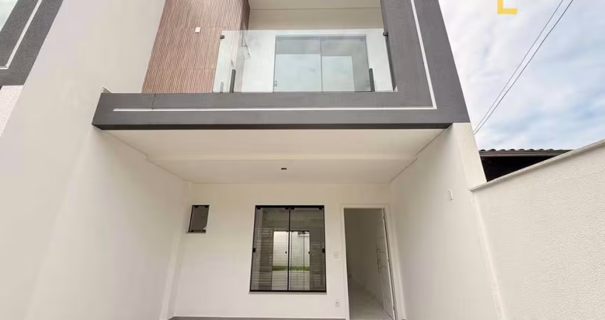 Casa  Geminada com 3 dormitórios, sendo1 suíte, à venda, 110 m² por R$ 599.000 - Bom Retiro - Joinville/SC