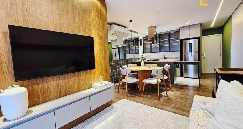 Apartamento Novo, Mobiliado e Decorado no anita Garibaldi!ormitórios à venda, 83 m² por R$ 1.012.567 - Anita Garibaldi - Joinville/SC