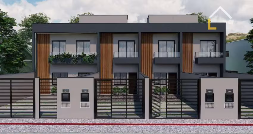 Casa com 2 dormitórios à venda, 77 m² por r$ 390.000,00 - jardim iririú - joinville/sc