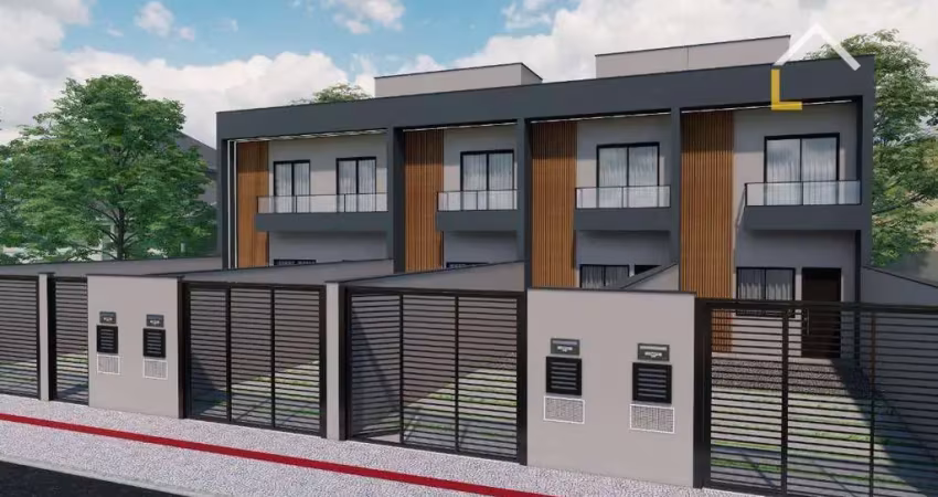 Casa com 2 dormitórios à venda, 65 m² por r$ 375.000,00 - jardim iririú - joinville/sc
