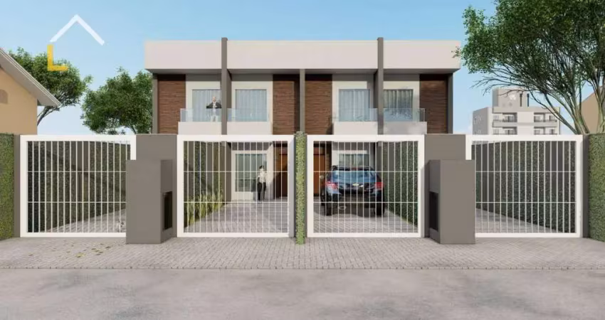 Casa com 2 dormitórios à venda, 85 m² por r$ 450.000,00 - vila nova - joinville/sc