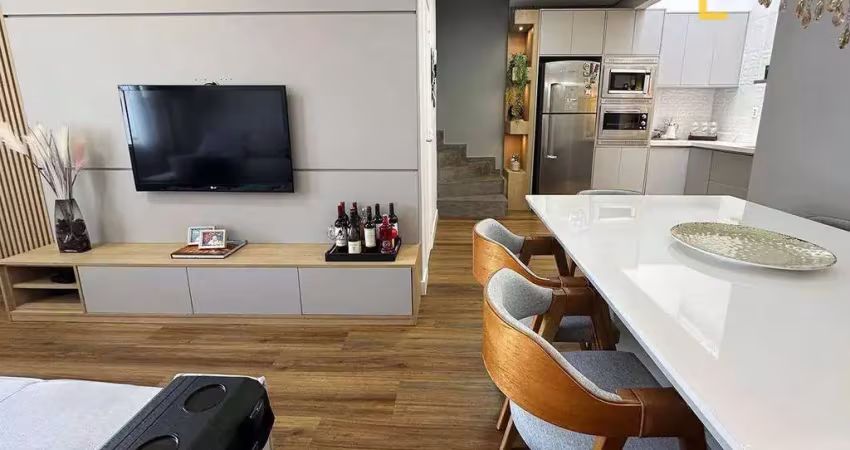 Excelente sobrado mobiliado no boehmerwald, 03 dorm., 02 vagas!
