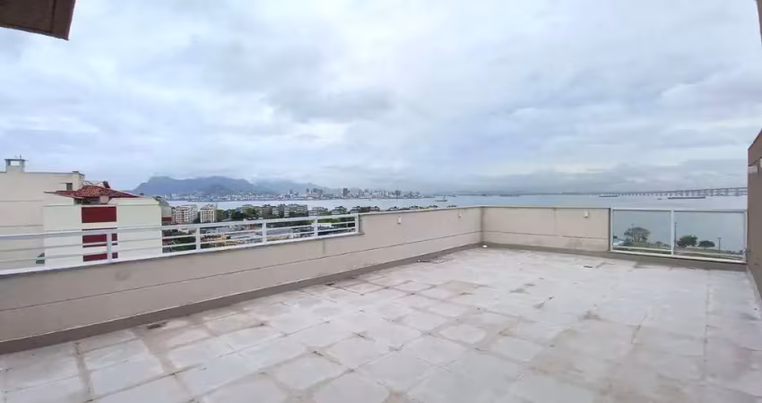 Asset imóveis vende cobertura linear com 3 suítes, 235m², por r$ 2.115.000 - centro - niterói/rj