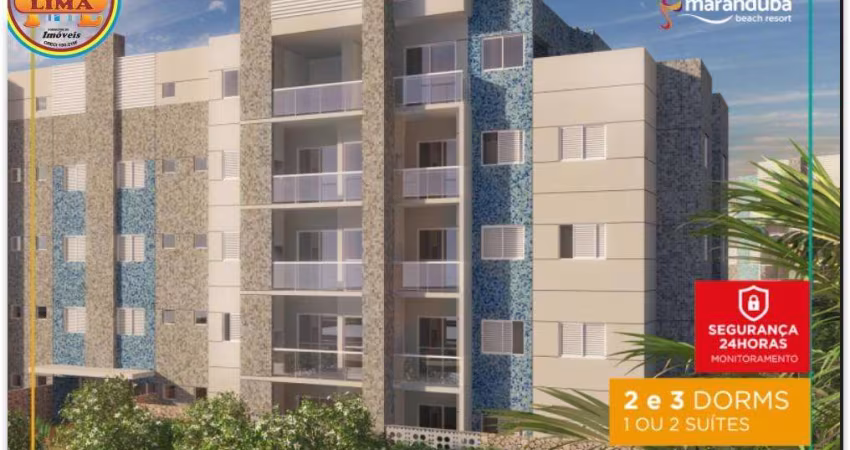 Apartamento para Venda em Ubatuba, Maranduba, 2 dormitórios, 1 suíte, 2 banheiros, 1 vaga