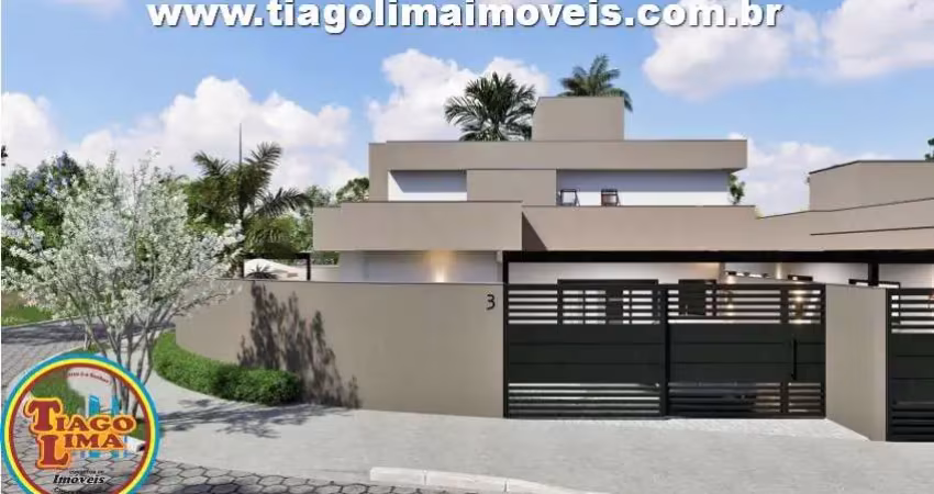 Casa em condomínio para venda em caraguatatuba, pontal santa marina, 3 dormitórios, 2 suítes, 3 banheiros, 2 vagas