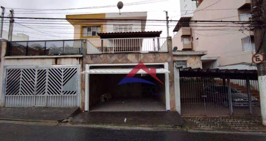 SOBRADO - 3 DORMITÓRIOS - 1 SUITE - 2 VAGAS COBERTAS - EDÍCULA COM 1 SUITE - 150 M² TERRENO - 210 M² A.C. - RUA ALGUSTO FREDERICO SCHIMIDT, 286 - SBC