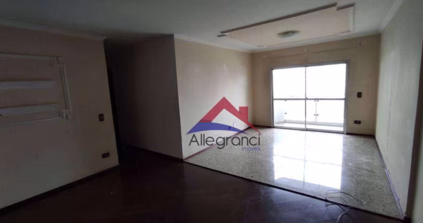 Apartamento com 3 dormitórios para alugar, 107 m² por R$ 4.731,00/mês - Belenzinho - São Paulo/SP