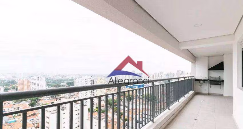 Apartamento Novo com 3 dormitórios à venda, 95 m² por R$ 1.090.000 - Belenzinho - São Paulo/SP
