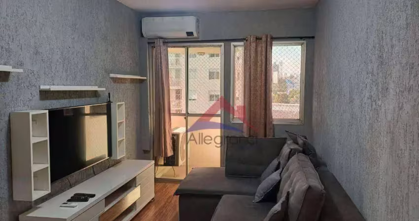 Apartamento mobiliado com 1 dormitório para alugar, 40 m² por r$ 2.610/mês - belenzinho - são paulo/sp