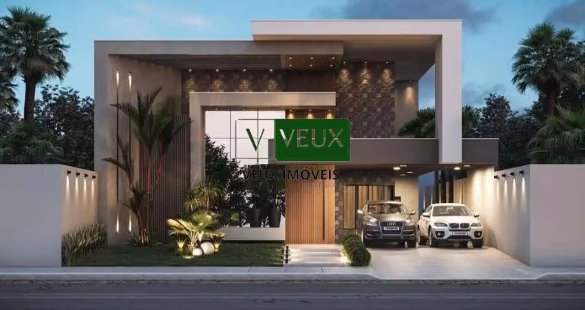 Compre casa com 4 suites e 4 vagas de garagem no bairro indaiá a 100m do mar