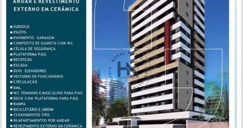 Apartamento com 3 dormitórios à venda, 80 m² por R$ 948.000,00 - Jatiúca - Maceió/AL
