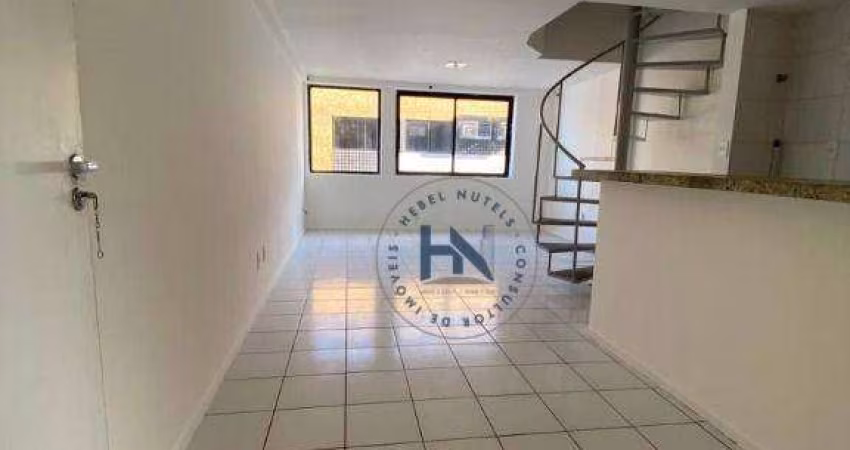 Loft com 2 dormitórios para alugar, 83 m² por R$ 2.500,00/mês - Cruz das Almas - Maceió/AL