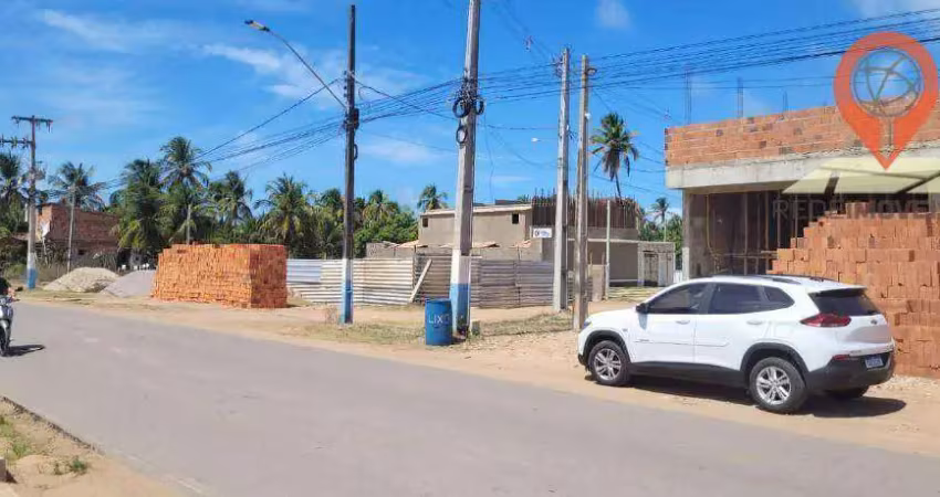 Terreno à venda, 306 m² por r$ 240.000,00 - patacho - porto de pedras/al