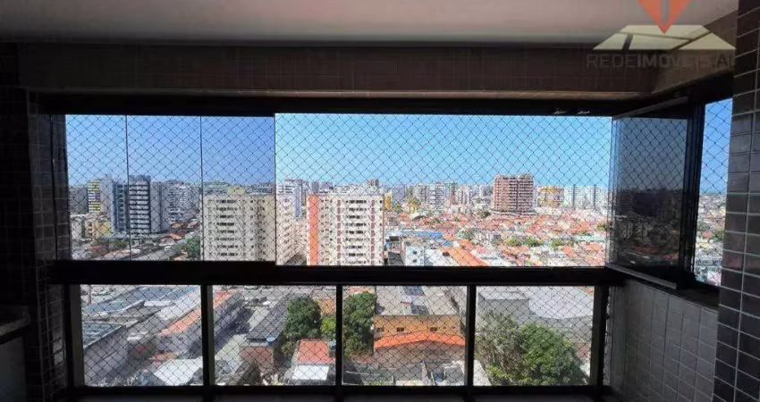 Apartamento com 3 dormitórios à venda, 85 m² por r$ 800.000 - jatiúca - maceió/al