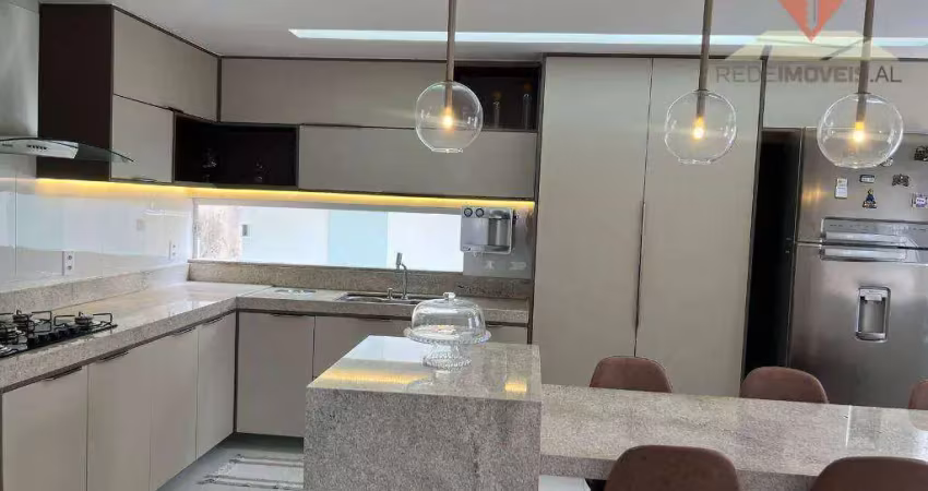 Apartamento duplex com 4 dormitórios à venda, 147 m² por r$ 850.000,00 - ponta verde - maceió/al