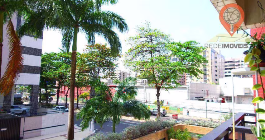 Apartamento com 3 dormitórios para alugar, 94 m² por r$ 5.500,00/mês - ponta verde - maceió/al