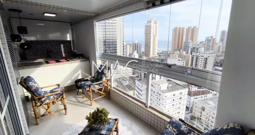 Apartamento com 2 suítes, boqueirão, praia grande, cod: 672