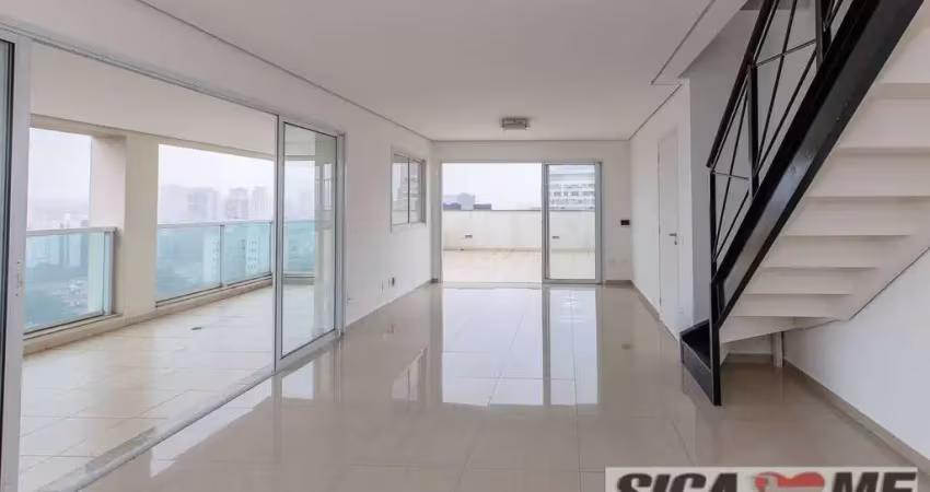 Apartamento duplex com cozinha planejada, 227m2 de área útil no brooklin