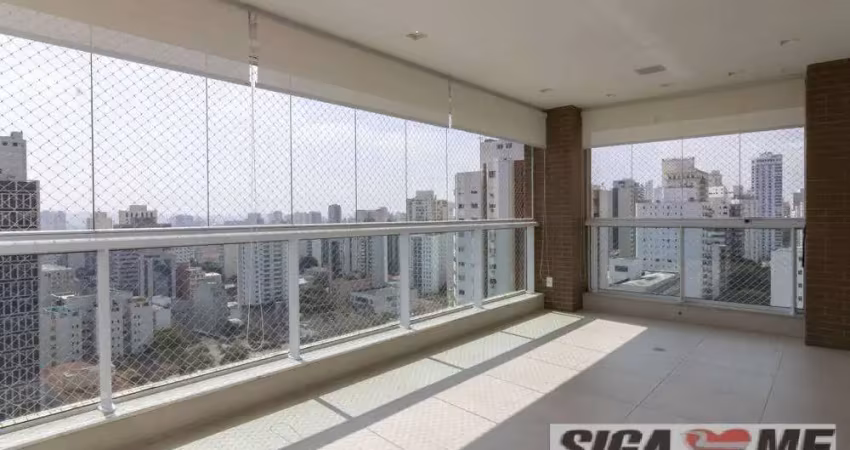 Apartamento com 267m² de área útil, 3 suites em perdizes