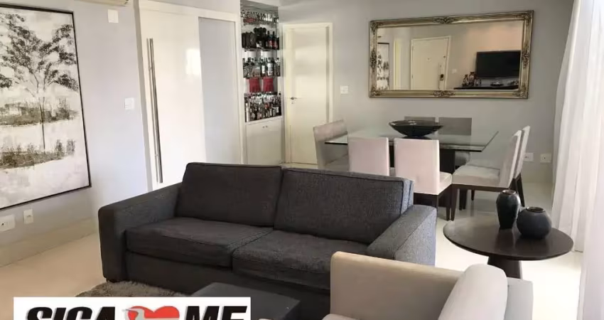 Apartamento no charmoso bairro paulistano á venda, 135m² a.ú - campo belo