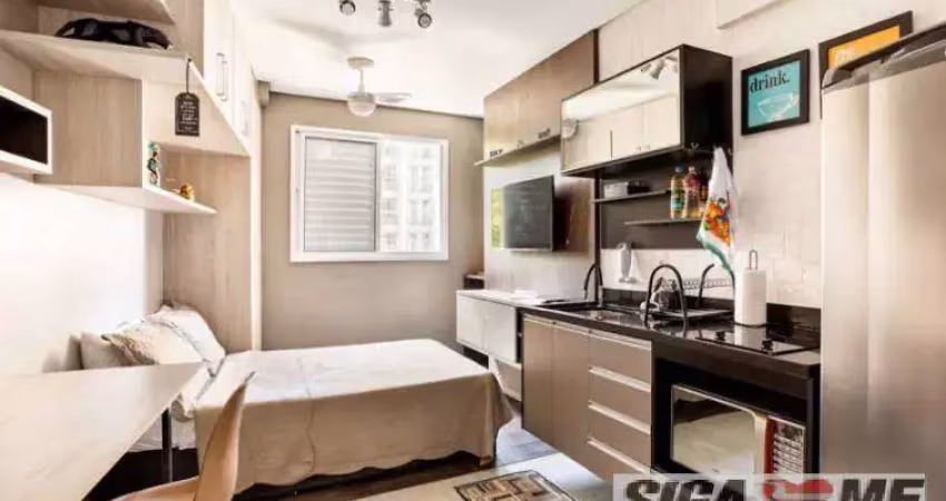 República venda 1 dorm closet mobiliado 27m2 $225.000,00