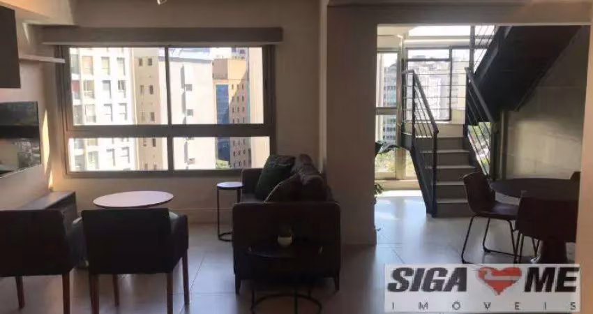 Jd.paulista locação duplex 2 suítes espaçosa mobiliado 2vgs 87m2 $13.500,00