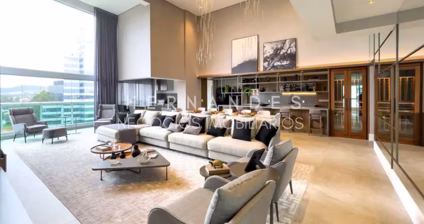 Apartamento exclusivo de alto padrão disponível para venda mobiliado em Alphaville!