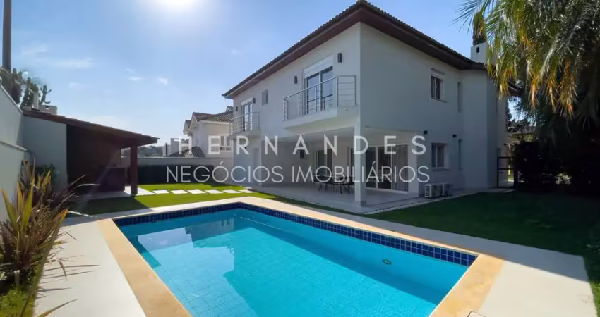 Casa de luxo em condomínio no alphaville, santana de parnaíba-sp: 4 quartos, 2 suítes, 3 salas, 4 banheiros, 4 vagas, 382m².