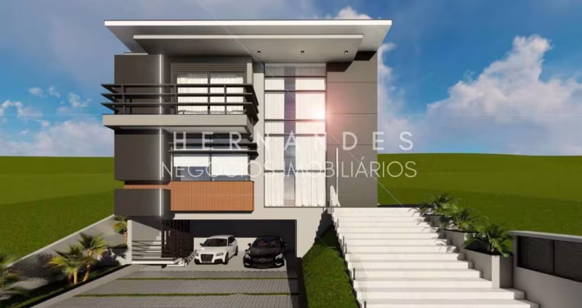 Residencial Itahyê em Alphaville imóvel com 420m² de terreno sendo 5 suítes, sendo 1 suíte no térreo ou um escritório com banheiro. Suite Master com H