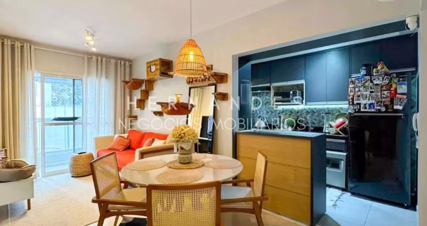 Apartamento à venda em Barueri-SP, no Melville Empresarial I e II, 2 quartos, 1 suíte, 2 salas, 2 banheiros, vaga de garagem - 67,00 m².