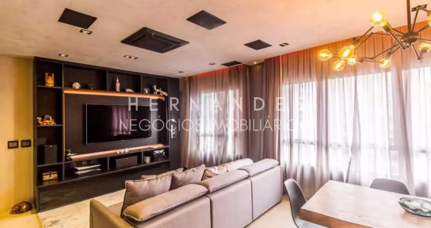 Imóvel exclusivo à venda em Barueri-SP: Apartamento 1 quarto, 1 suite, 2 salas, 2 banheiros, 2 vagas, 76m² no Sítio Tamboré Alphaville.
