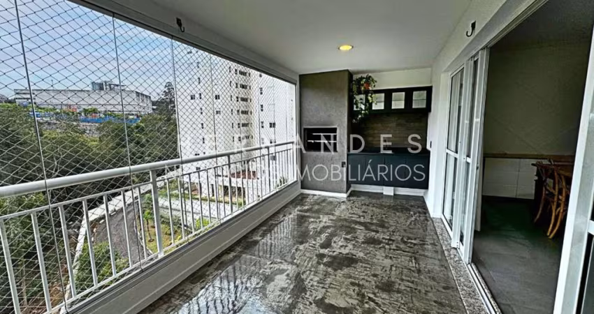 Apartamento à venda no Centro Empresarial Tamboré em Santana de Parnaíba-SP: 3 quartos, 1 suíte, 3 salas, 3 banheiros, 2 vagas, 132m²!