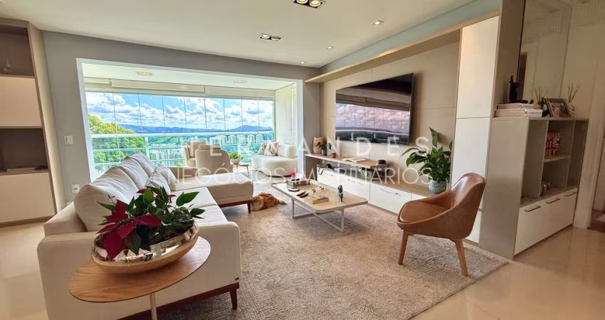 Ed. Ereditá - mobiliado e decorado, com vista permanente para a mata em Alphaville com 3 suítes e 202m²