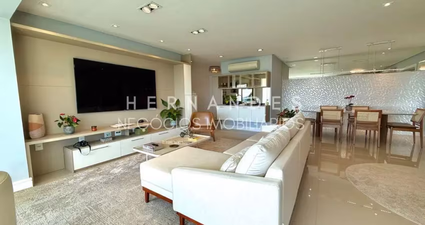 Ed. ereditá - mobiliado e decorado, com vista permanente para a mata em alphaville com 3 suítes e 202m²