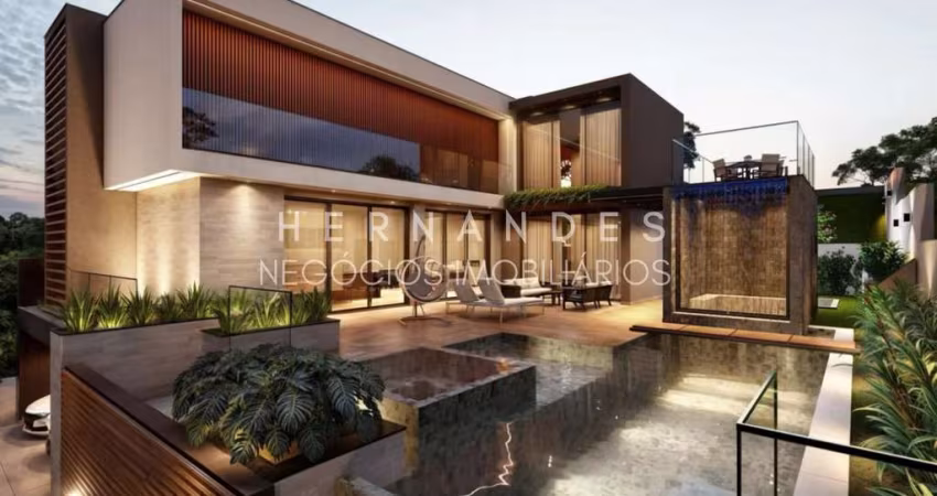 Imperdível: Casa de luxo em condomínio Alphaville, Santana de Parnaíba-SP - 4 quartos, 4 suítes, 3 salas, 6 banheiros, 2 vagas, 410m².