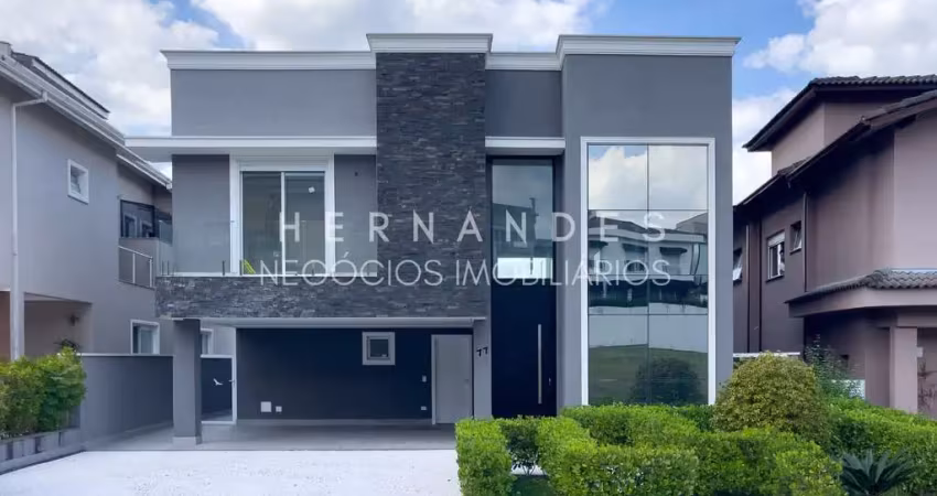 Casa nova à venda no tamboré 11 com 4 suítes, piscina e 6 vagas ? estuda permuta!