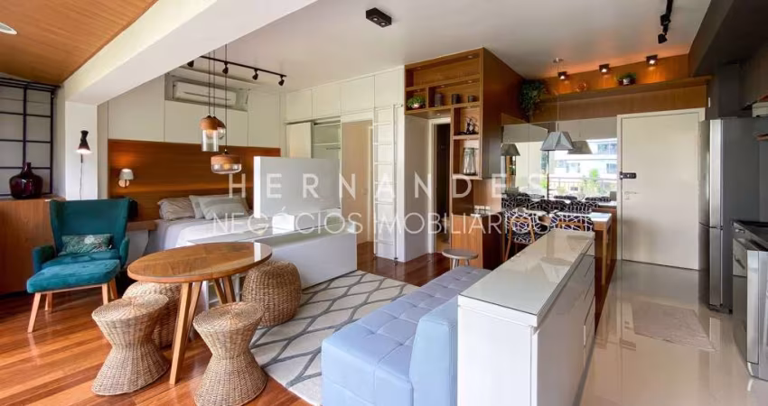 Imperdível oportunidade: Apartamento à venda em Tamboré, Santana de Parnaíba-SP! 2 quartos, 2 suítes, 3 salas, 2 banheiros, 1 vaga, 50,06m².