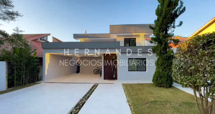Espetacular casa de luxo em condomínio no alphaville, santana de parnaíba-sp: 5 quartos, 4 suítes, 3 salas, 6 banheiros, 4 vagas, 297,12m².