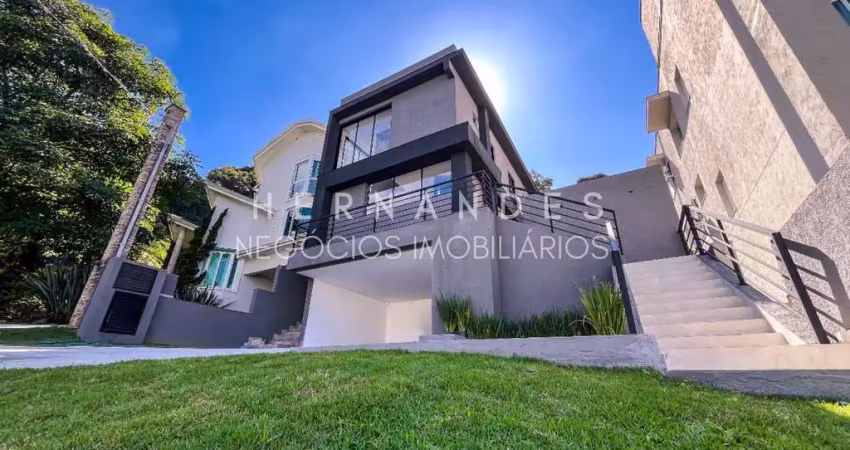 Casa de luxo em alphaville: 4 suítes, área gourmet, piscina!